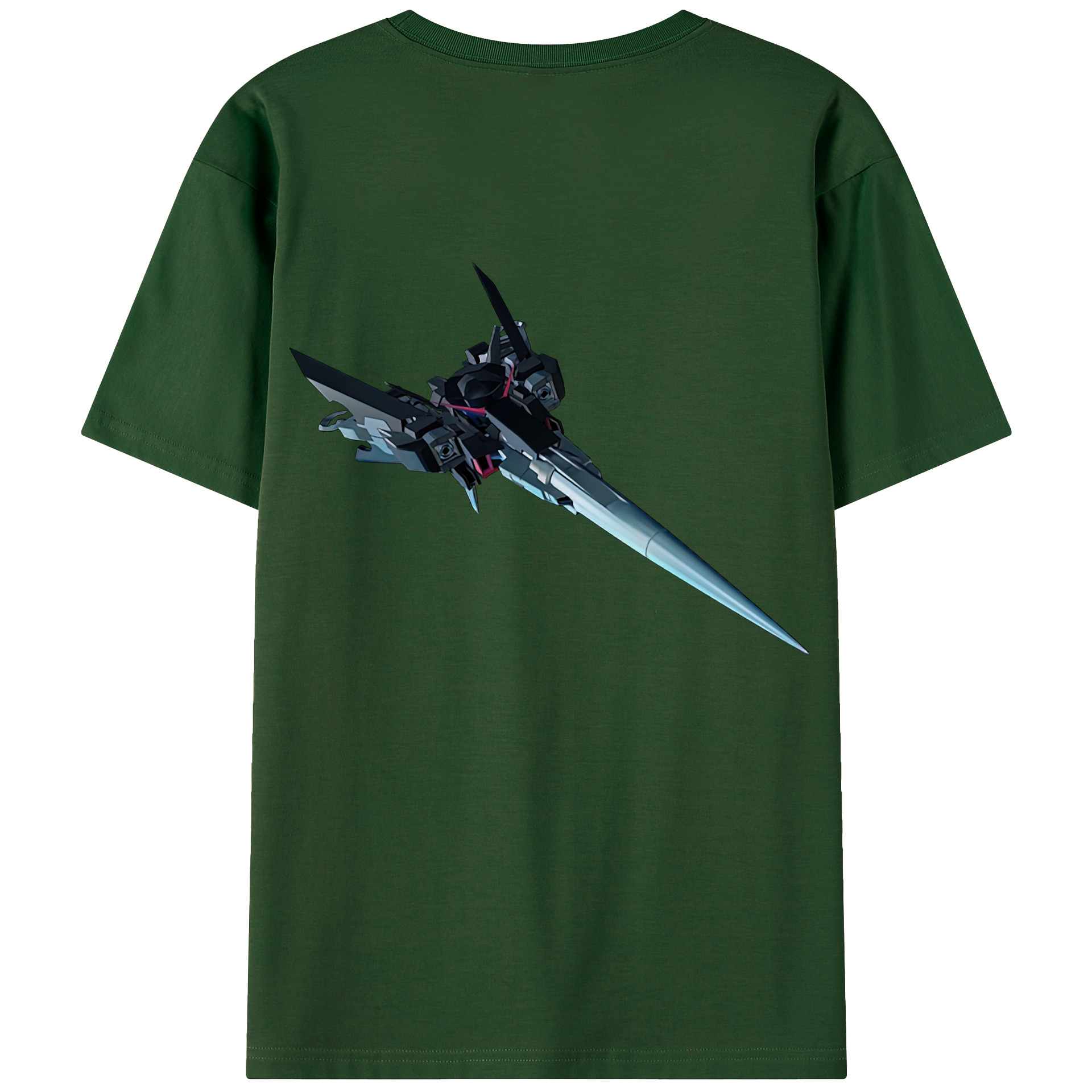 （画像用） 機動戦士ガンダム Mobile Suit Gundam 綿100％半袖Tシャツ（背面プリント）